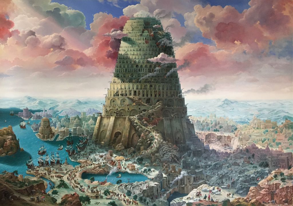 The Tower of Babel, image by Alexander Mikhalchyk